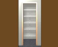 A recent custom shelving job in the area